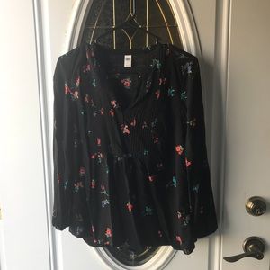 Small floral print blouse